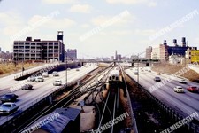 35mm slide, CHICAGO CTA CONGRESS STATION 26 A...