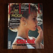 Elle Magazine Spain July 1992 - Claudia Schif...