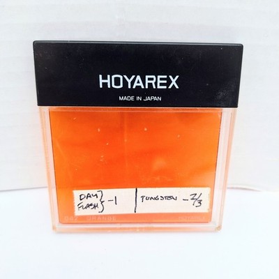 Vintage Hoyarex 042 Orange T2 Square Filter Made in Japan