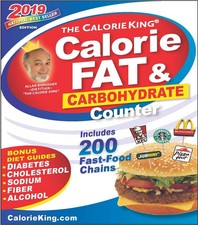 CalorieKing 2019 Calorie, Fat  Carbohydrate Counter