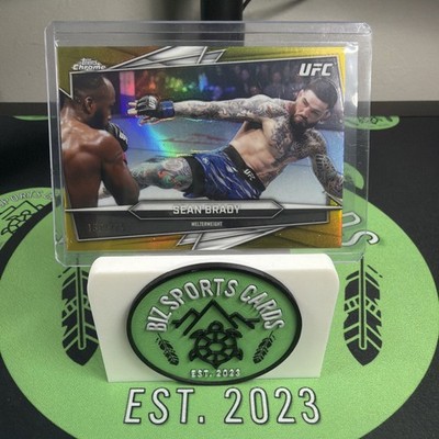 2026 Topps Chrome UFC #106 Sean Brady Yellow Refractor /275