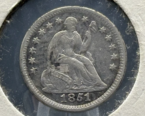 1851-O Seated Liberty Silver Half Dime Better Date