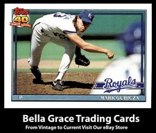 1991 Topps Mark Gubicza #265 Kansas City Royals MLB Baseball 