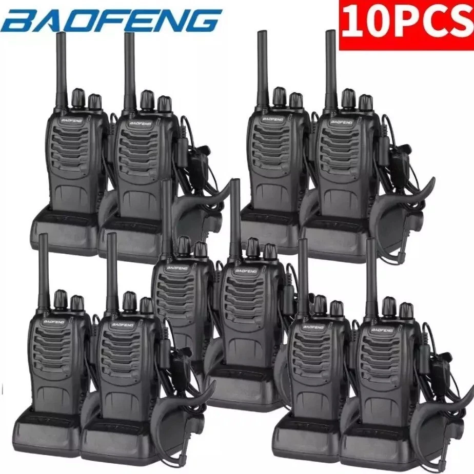 Baofeng BF-888S Walkie Talkie 400-470MHz Two-way Radio Long Range+Earphones Lot - Image 2 of 4