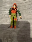 1988 HASBRO GI JOE SKIDMARK v1 DESERT FOX DRIVER FIGURE 100% COMPLETE MT-