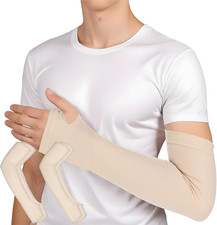 2 Pairs Protective Arm Sleeve for Thin Skin Elderly Skin Tear and Bruise,
