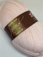 Lot Of 5 Skeins Color # 1240  Stylecraft Special DK Yarn. Preowned READ