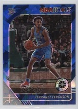 2019 Panini NBA Hoops Premium Stock Blue Cracked Ice Prizm Terrance Ferguson 0c4
