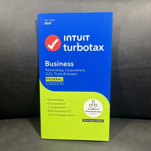 2024 Intuit Turbotax Business Partnerships Corporations Federal Windows Fast 📦