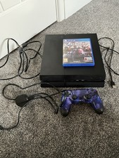 Sony PlayStation 4 With All The Cables And 1 Controller And 1 Game