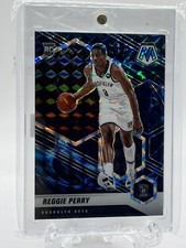 2020-21 Panini Mosaic Genesis Prizm Rookie #244 Reggie Perry Brooklyn Nets