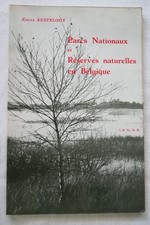 PARC NATIONAUX ET RESERVES NATURELLES EN BELGIQUE KESTELOOT 1962 ILLUSTRE CARTE