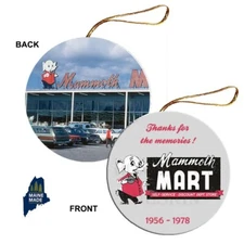 MAMMOTH MART Ornament - Vintage Defunct Retail Discount Department Store Kings