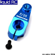 Exotek 1547BLU Ae Heavy Duty Servo Horn 7075 Blue Futaba/Savox/25 Spline