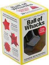 BALL OF WHACKS Creativity Tool Magnetic Blocks Ball Puzzle Brain Teaser BLACK