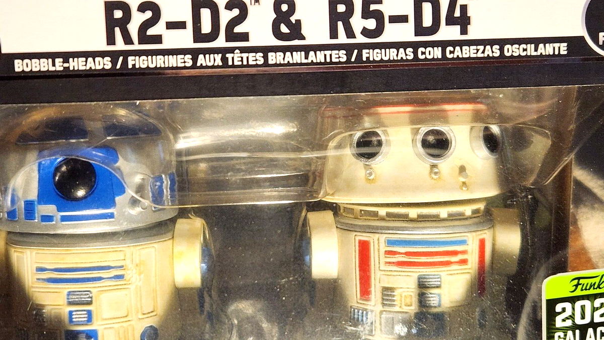 Funko Pop! R2-D2 & R5-D4 Action Figure 2023 Galactic Convention