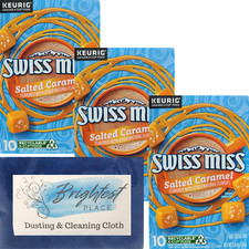 Swiss Miss Salted Caramel Hot Cocoa Beverage K-Cups 3 Boxes Total 30 Count