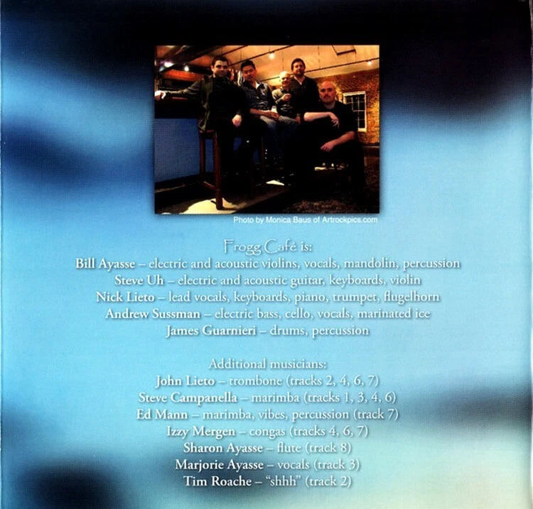 FROGG CAFE Fortunate Observer 2005 США ЧАСТНЫЙ ПРОГ CD KANSAS RUSH DIXIE DREGS - Изображение 4 из 4