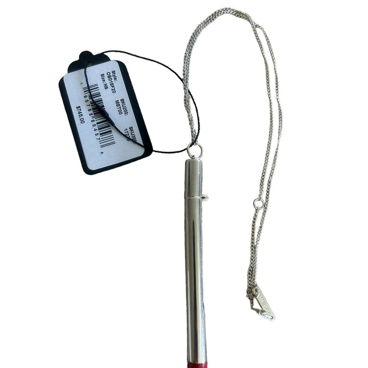 ambush cigarette necklace AMBUSH Cigarette Holder 925 Necklace Silver Sterling Silver NWB