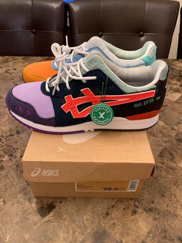 Asics x Atmos Sean Wotherspoon - Gel Lyte III OG Multi 1203A019-000 US Size 10 - Picture 4 of 12