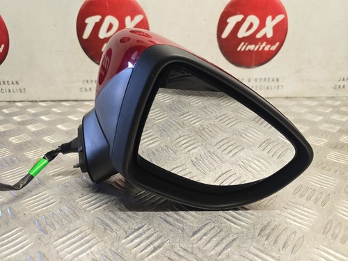 ESPEJO RETROVISOR PLEGABLE MANUAL LADO CONDUCTOR ORIGINAL NISSAN MICRA K14 MK5 2017-2023 ROJO NBD - Imagen 7 de 9