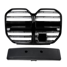 Frontgrill K�hlergrill Schwarz Glanz f�r BMW 4er G26 Gran Coupe 2021+ Doppelsteg