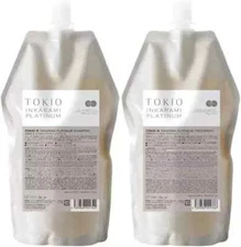TOKIO IE Inkarami PLATINUM Shampoo & Treatment 700ml Refill Set From JAPAN