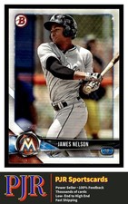 2018 Bowman #BP33 James Nelson Marlins  BUY 4 - 35% OFF