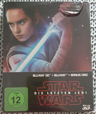 Star Wars: Die letzten Jedi Steelbook (2D + 3D Blu-Ray) Episode 8 The Last Jedi