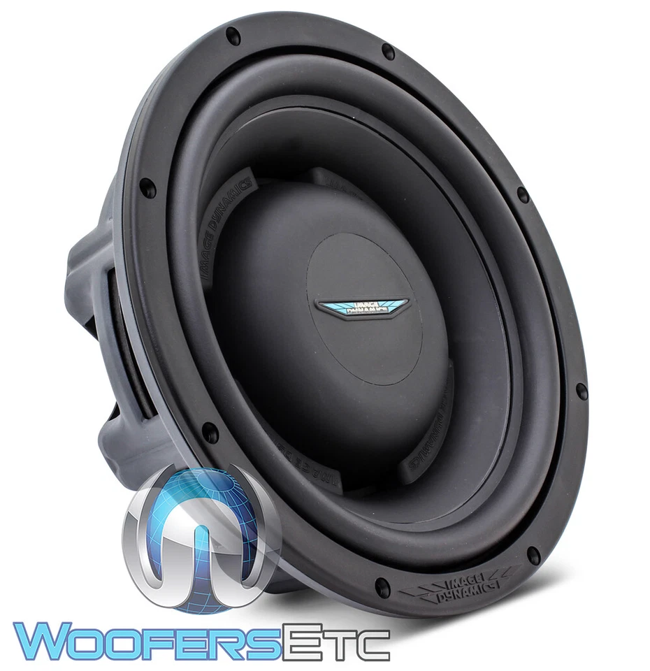 IMAGE DYNAMICS IDQS10 D4 10" 200W RMS DUAL 4-OHM SHALLOW MOUNT SUBWOOFER SPEAKER - Image 2 of 4