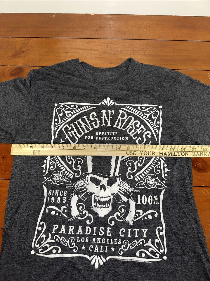 Men's Bravado Guns 'n Roses "Appetite For Destruction" Small - Image 4 of 4