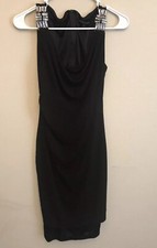 DAVID MEISTER Women’s Black Formal Stretch Dress Size 6