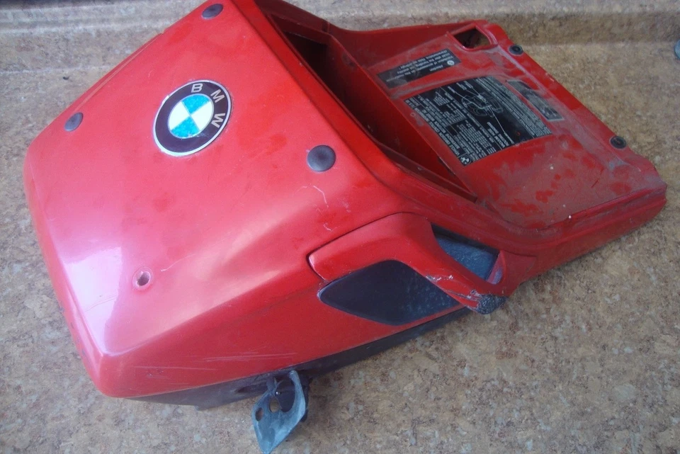 1988 宝马 K75S K 75 S K75 后挡泥板尾部整流板抓取手柄红色 — 第 3/4 张图片