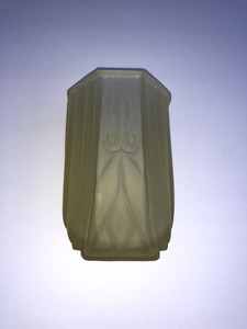 sconce frosted shade deco replacement rare antique glass