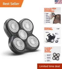 FlexSeries Official Blade Refills - 5 Ultra-Sharp Blades for Bump-Free Shaving