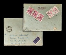 Cover from Poland to Brazil 1957