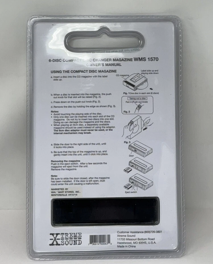 Brand New Sealed 6-Disc Compact Disc Changer Magazine WMS 1570 - Two Cartridges - Image 2 of 2