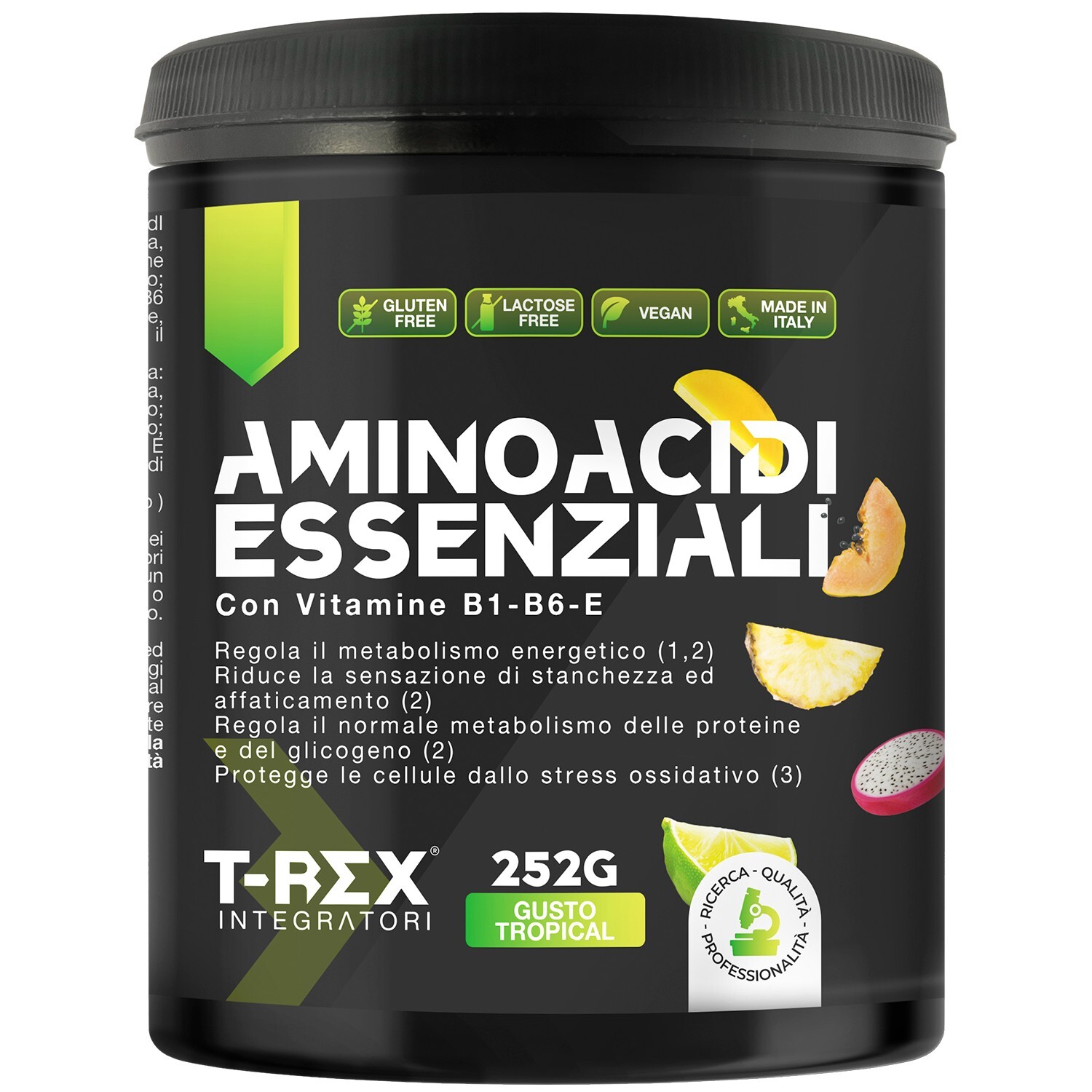 EAA AMINOACIDI ESSENZIALI Tropical→ 252 g Polvere Essential Amino con Vitamine