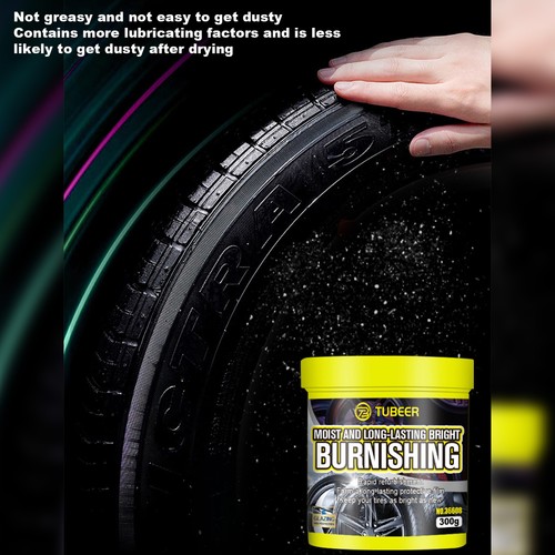 Car Tire Maintenance Paste Tire Shine Wax Polishing Tires Cleaning Coating Paste - Picture 12 of 12
