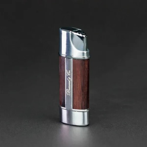 BRIZARD & CO NANO CIGAR LIGHTER ROSEWOOD WOOD BROWN MSRP $69 - Picture 22 of 24