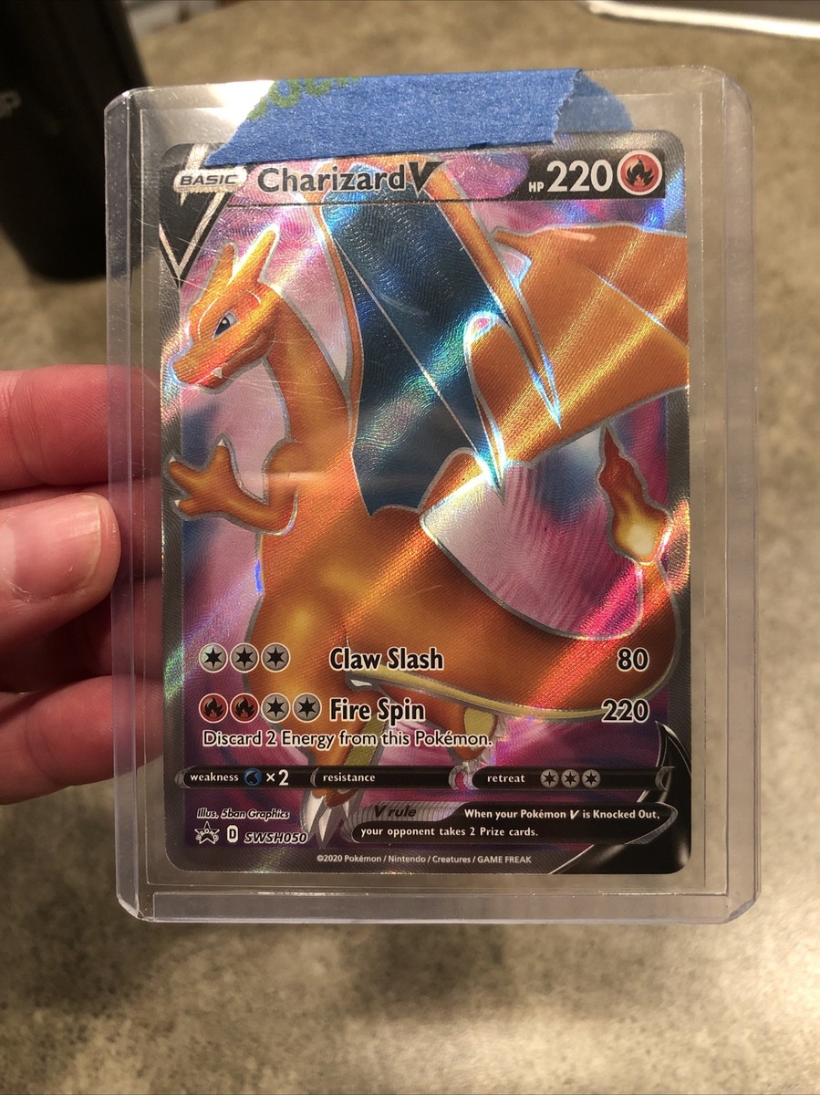 POKEMON CHARIZARD V CHAMPIONS PATH FULL ART ETB PROMO CARD 2020