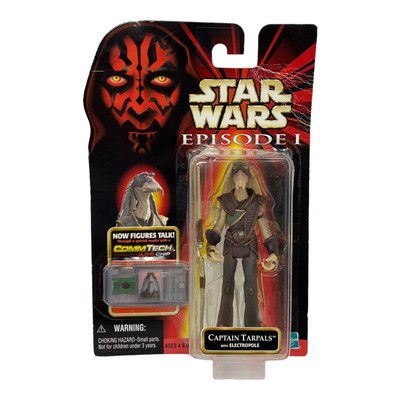 Vtg 1998 Star Wars Episode I Captain Tarpals Action Figure Commtech Hasbro New