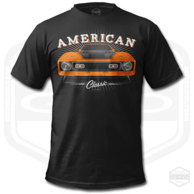 1971 Mustang Mach1 Classic Vintage Muscle Car Men's T-Shirt Gift Car Guy