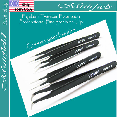 Vetus Eyelash Tweezer Extension Professional Fine precision 