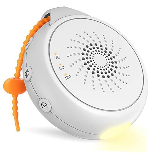 Portable Sound Machine, White Noise Machine with Night Light for Baby & Adults