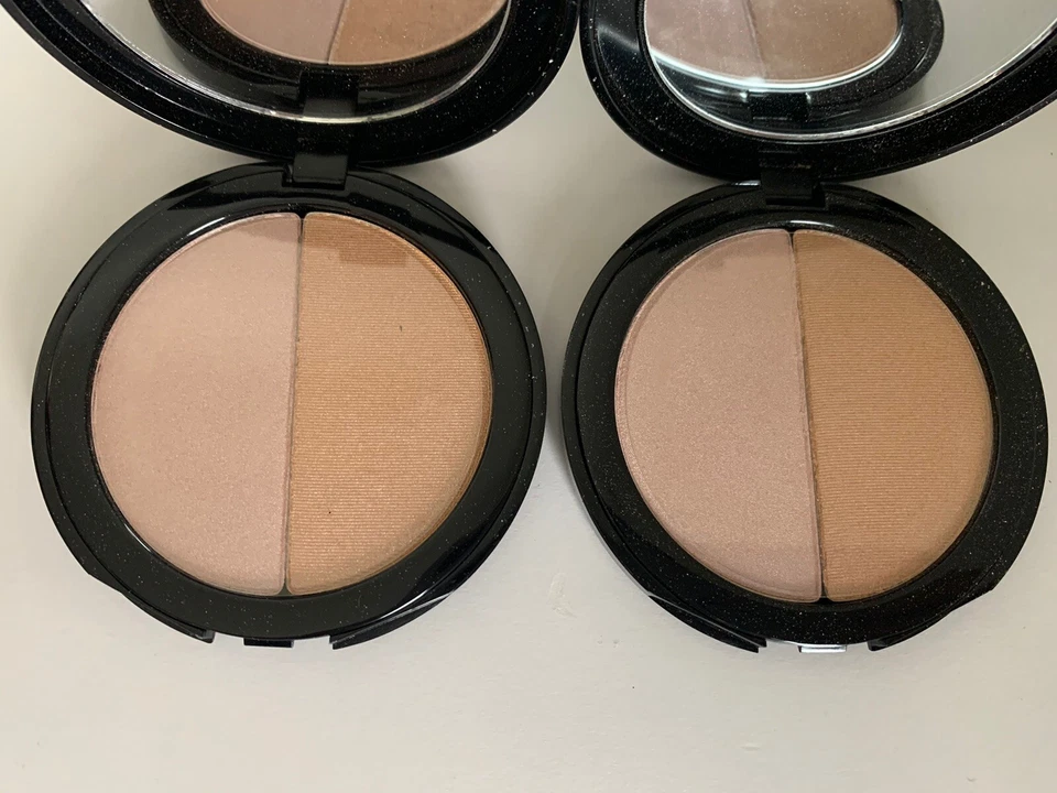 Glo Minerals Highlighter Bronzer  Shimmer Duo Candle Lot Of 2 Full Size - Image 2 of 4