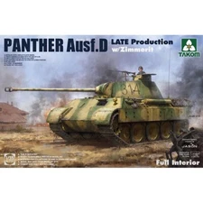 Takom #2104 1/35 Sd.kfz.171 Panther Ausf.D Late w/Zimmerit -Full Interior
