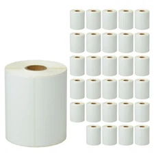 4X2 Direct Thermal 750 Labels Per Roll 4"X2" For Zebra LP ZP GX LP2844 GC420T