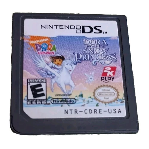 Dora the Explorer: Dora Saves the Snow Princess (Nintendo DS, DSi XL, 3DS) Clean