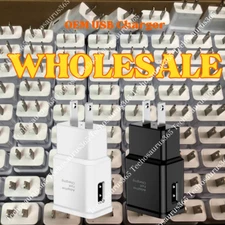 Wholesale Bulk Adaptive Fast USB Wall Charger US Block Power Adapter For Samsung